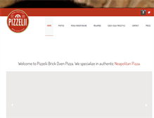 Tablet Screenshot of pizzelii.com